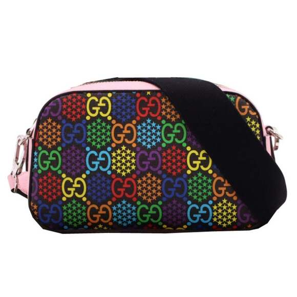 Gucci Handbags - GUCCI Pink Leather Shoulder Bag